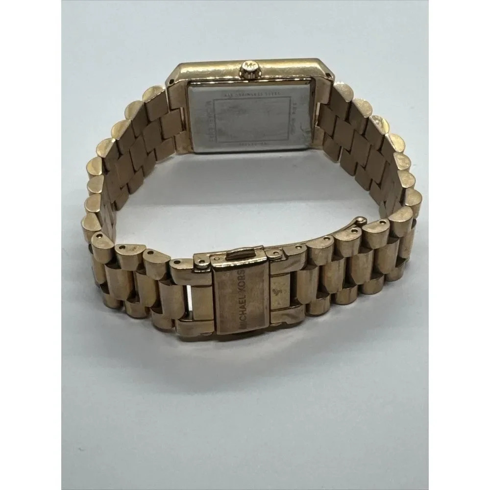 Michael Kors Nash MK3287 Women's Rose Gold-Tone Analog Dial Quartz Watch JNA822